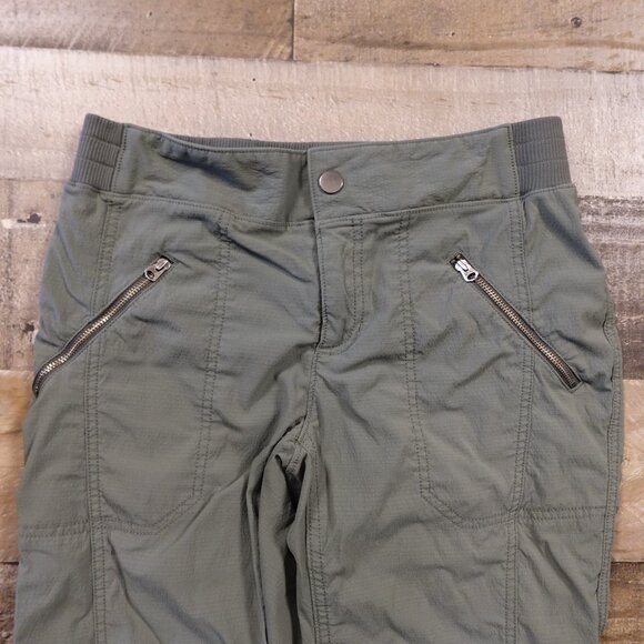 Athleta Trekkie Crop Jogger Women’s 6 Olive Green Utility Travel - Picture 2 of 11